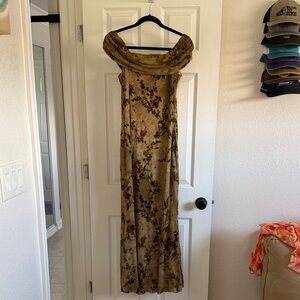 Elegant Floral Maxi Dress